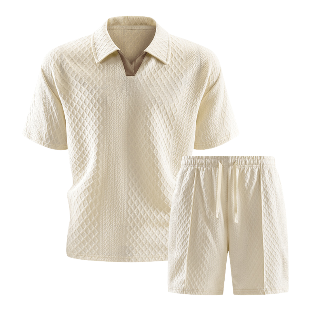 Mason | Buttonless Polo Summer Set