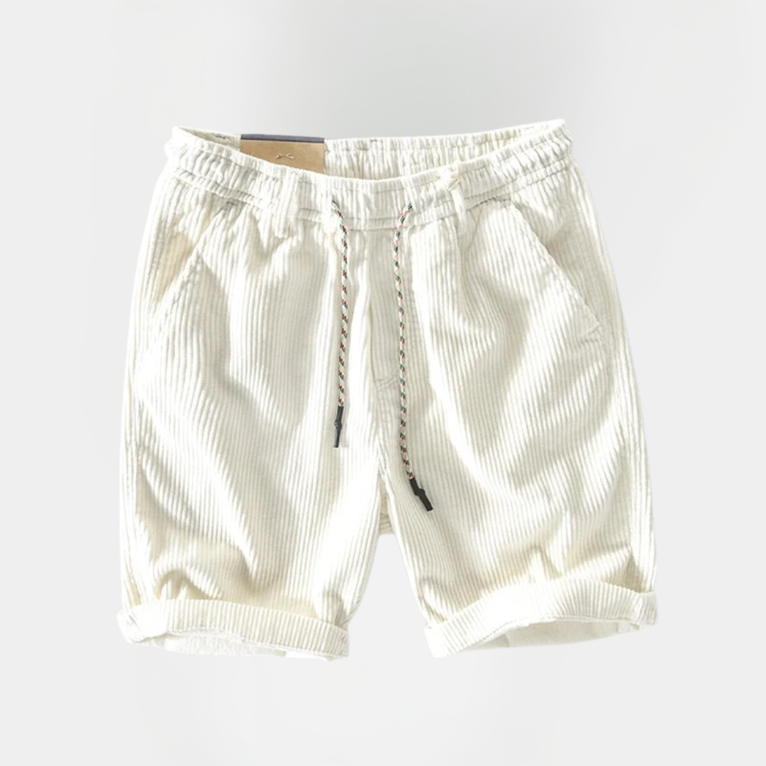 Spencer | Corduroy Drawstring Shorts