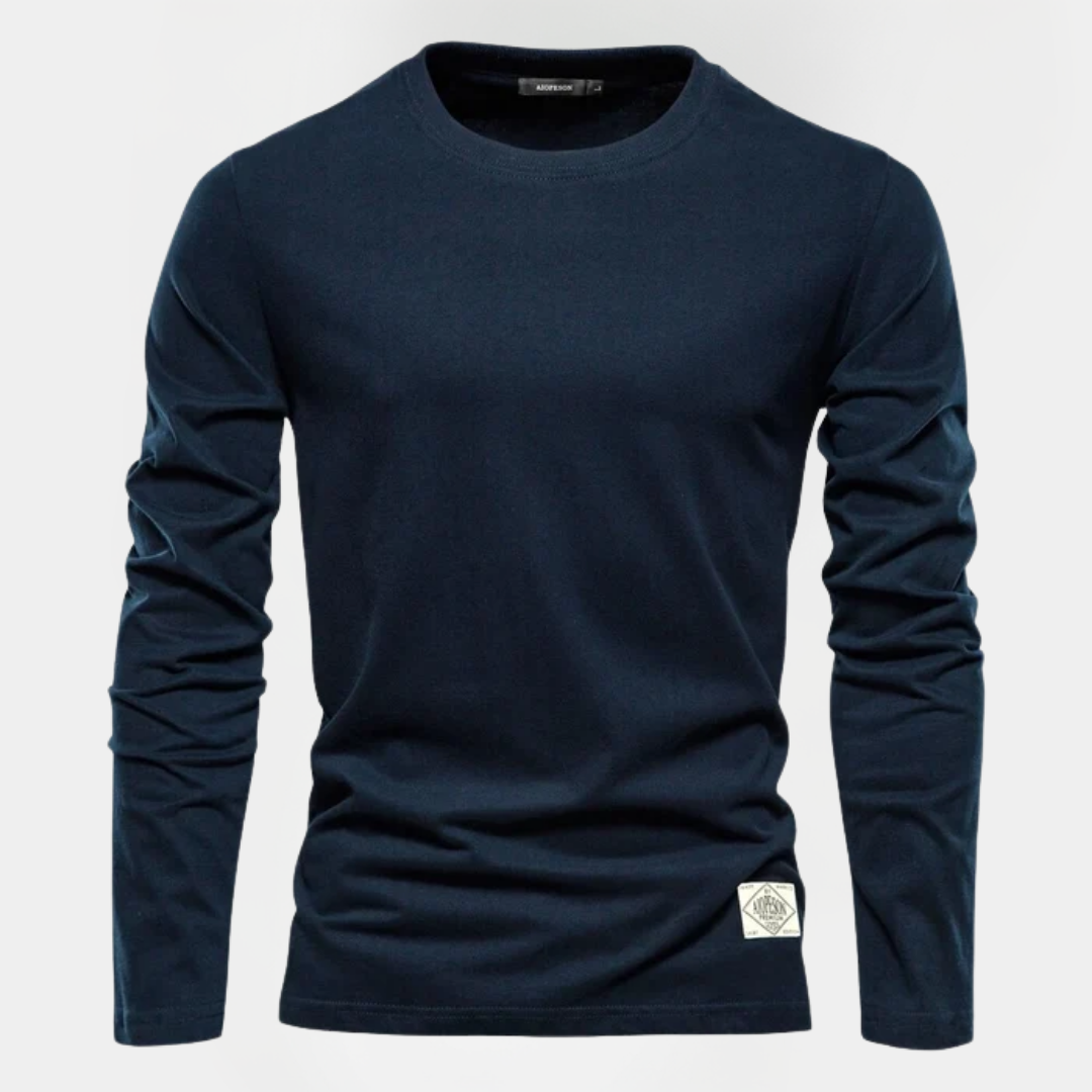 Aiden | Cotton Long Sleeve Shirt