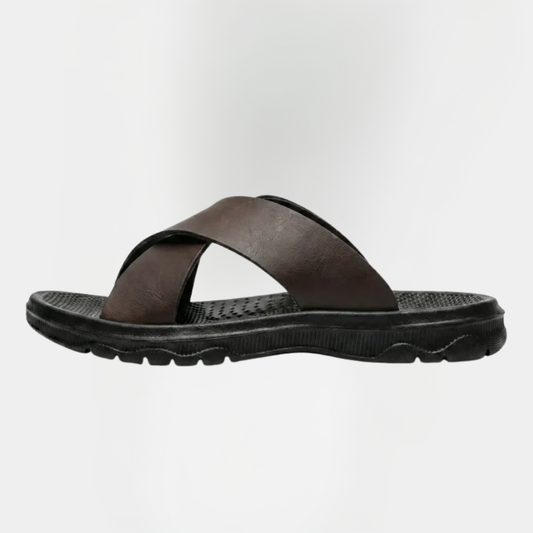 Declan | Cross-Strap Comfort Slides