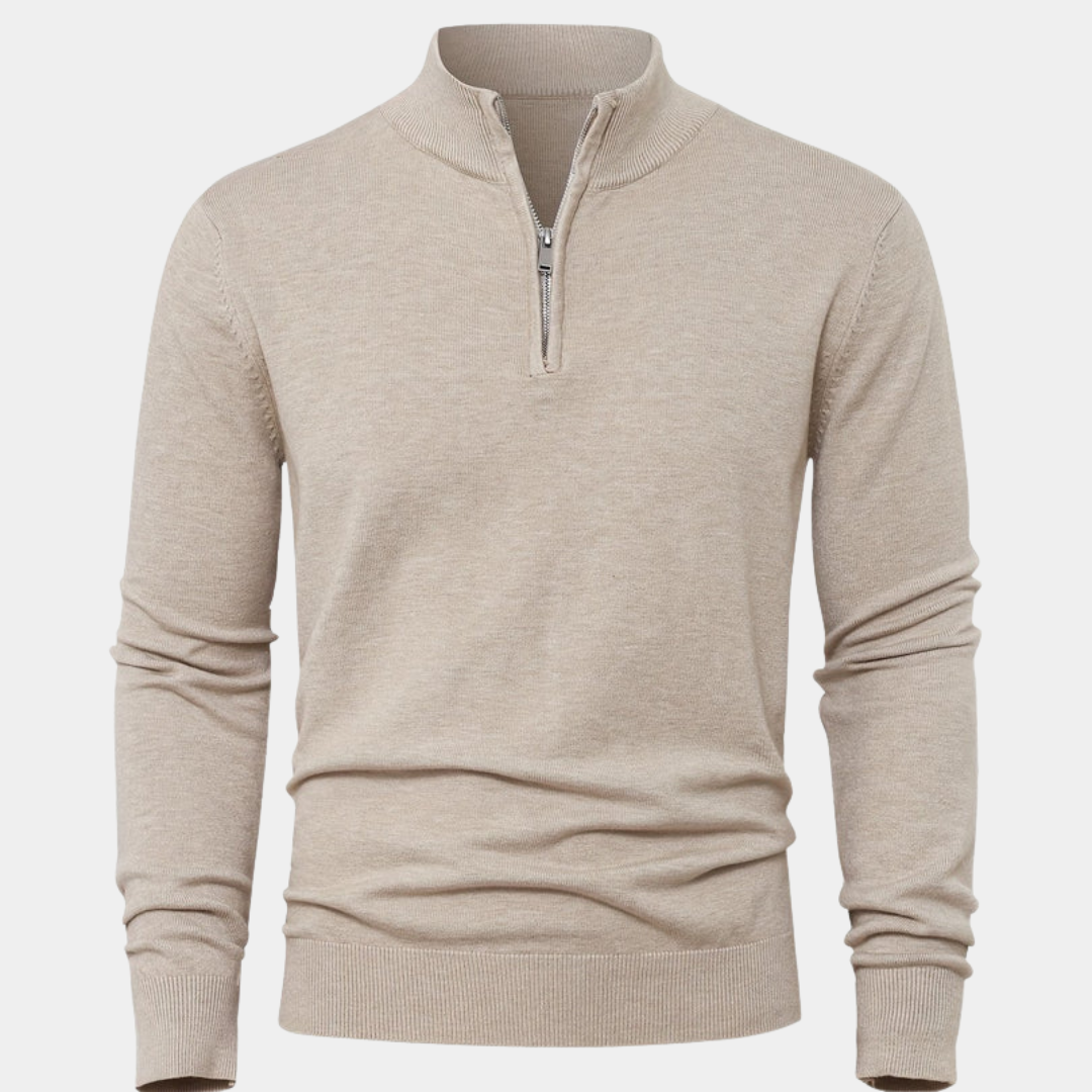 Everett | Quarter-Zip Knit Sweater