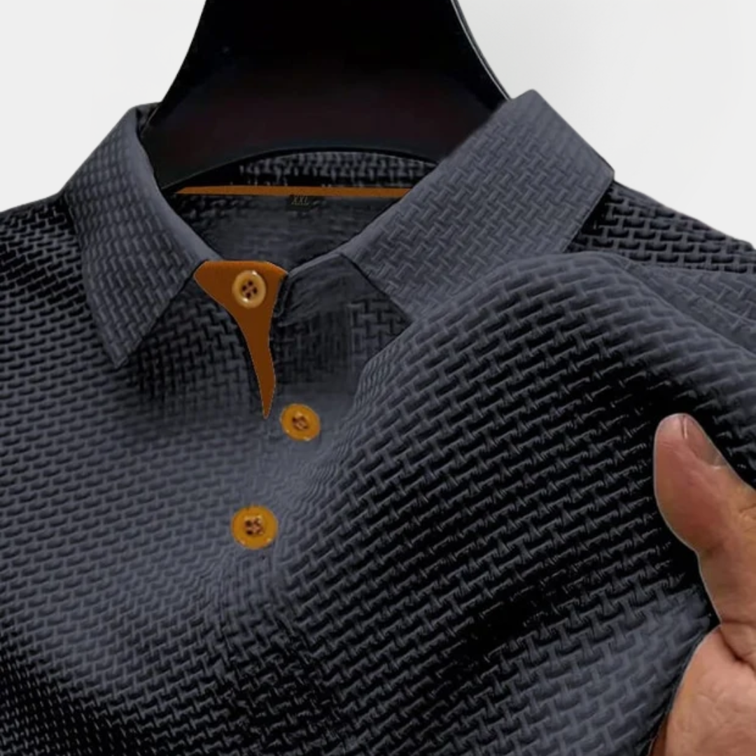 Evan | Textured Casual Polo