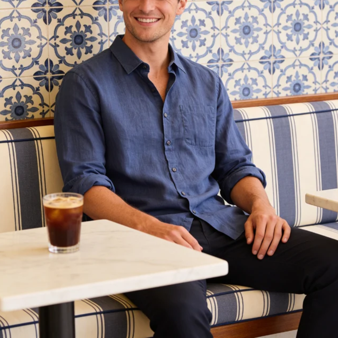 Nolan | Relaxed Long Sleeve Shirt