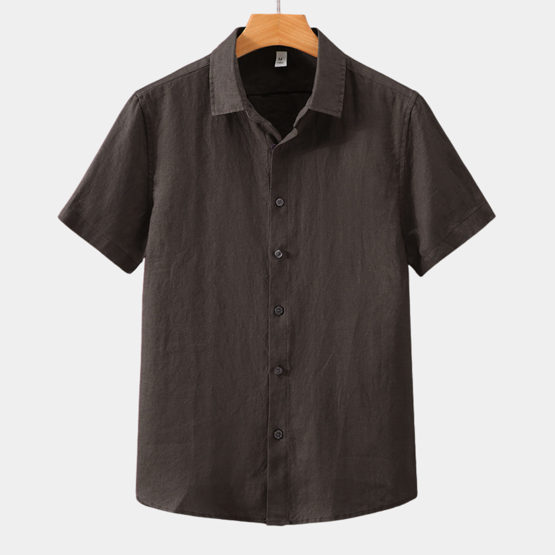 Finn | Classic Linen Short Sleeve Shirt