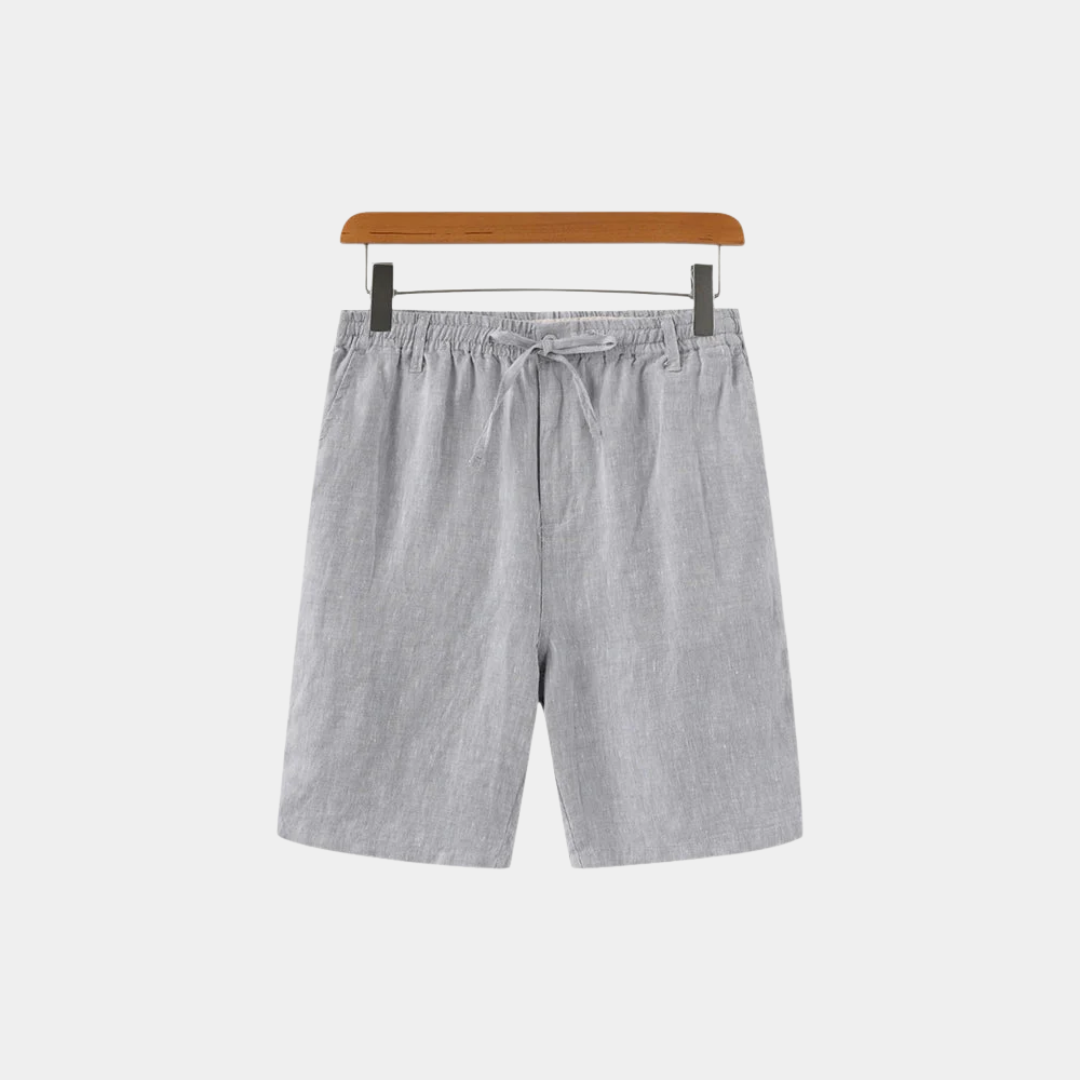 Hudson | Linen Drawstring Bermuda Shorts
