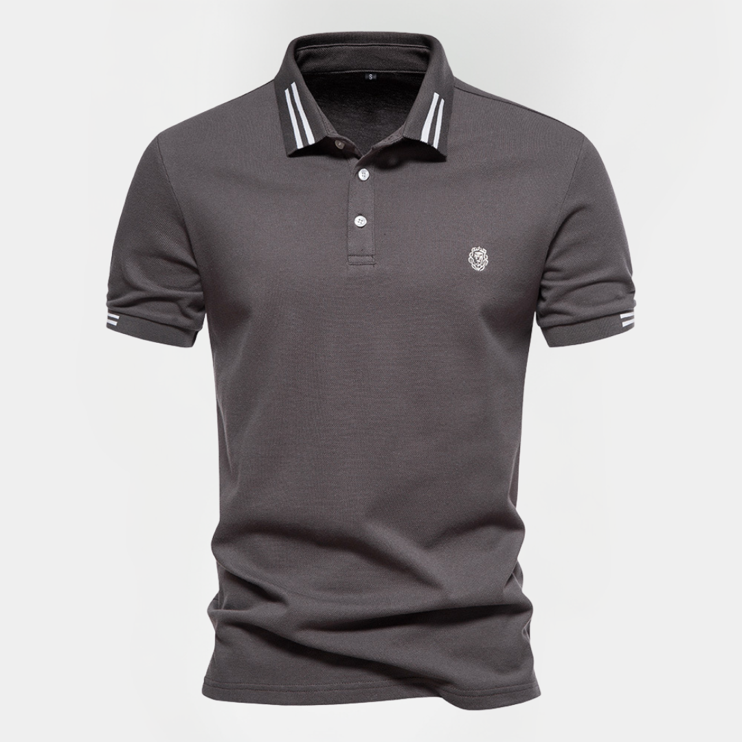 Warren | Contrast Cotton Polo Shirt