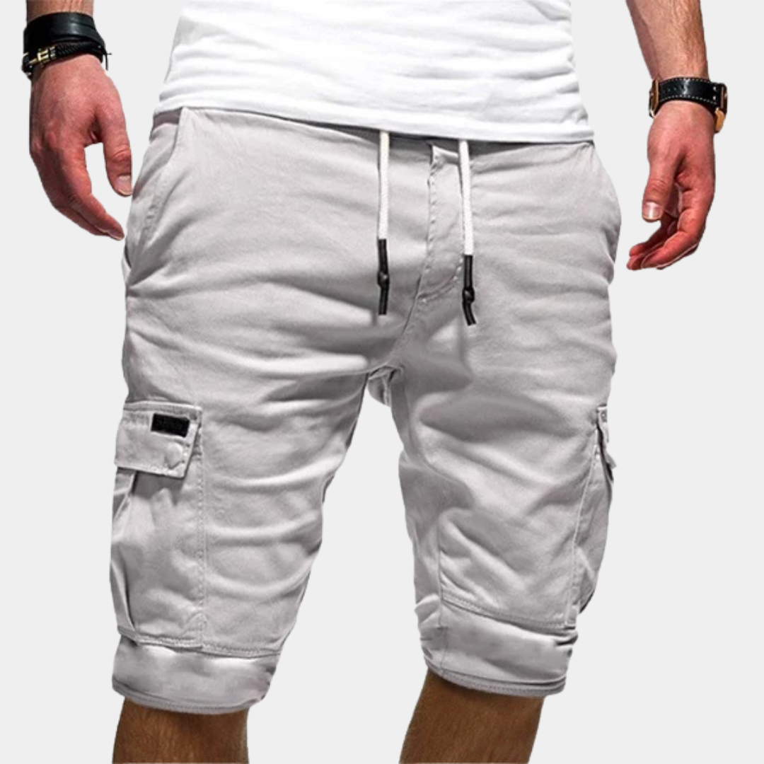 Grayson | Drawstring Cargo Shorts