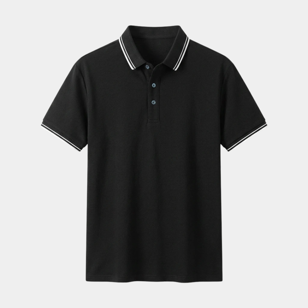 Lachlan | Heritage Cotton Contrast Polo Shirt