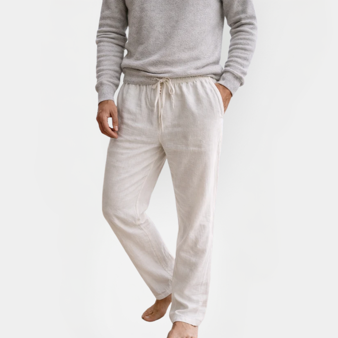Sawyer | Drawstring Linen Pants