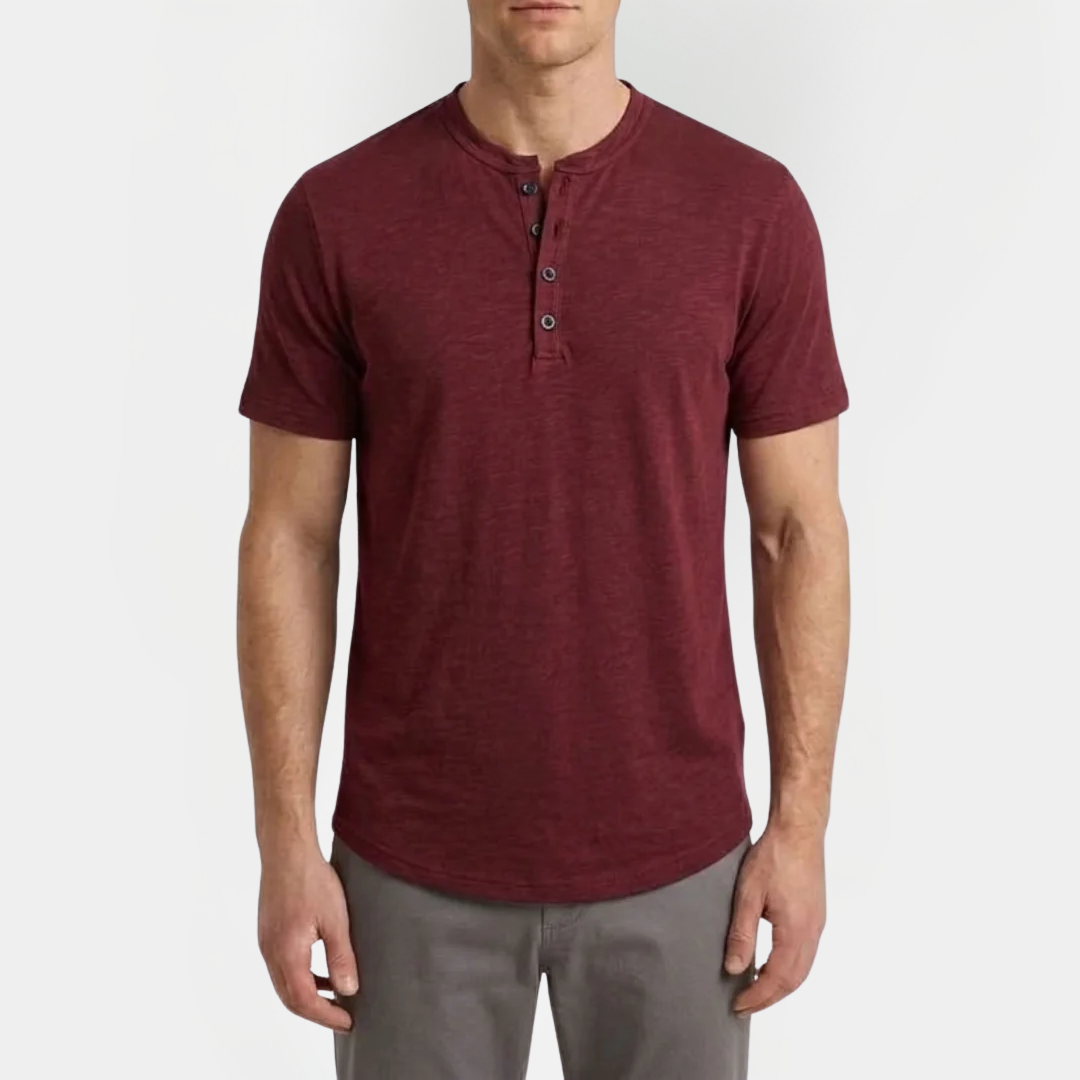 Ellis | Classic Henley T-Shirt