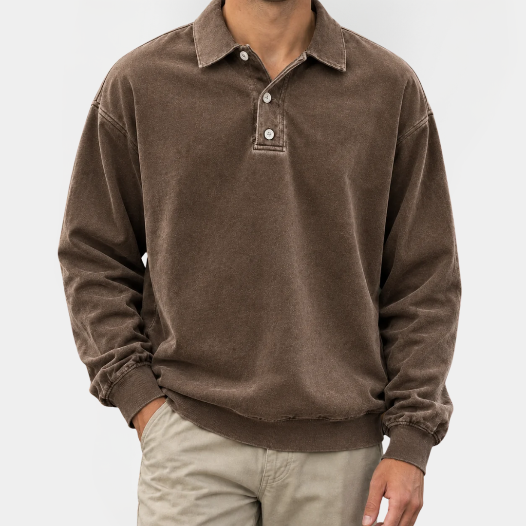 Marshall | Long Sleeve Polo Shirt