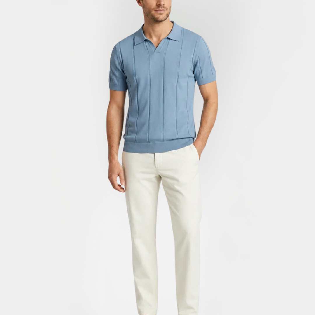 Sterling | Buttonless Polo Shirt
