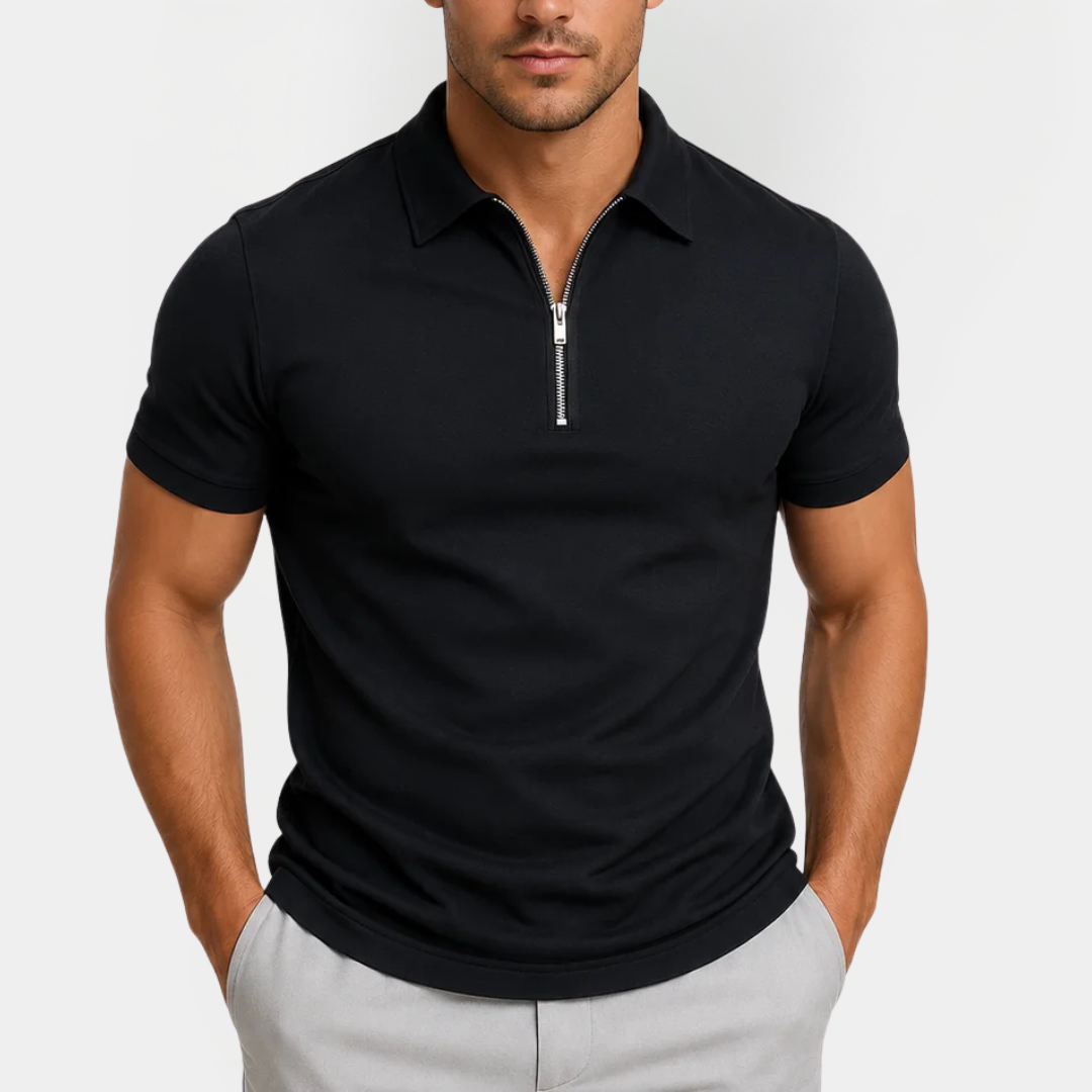 Roman | Zip Polo Shirt