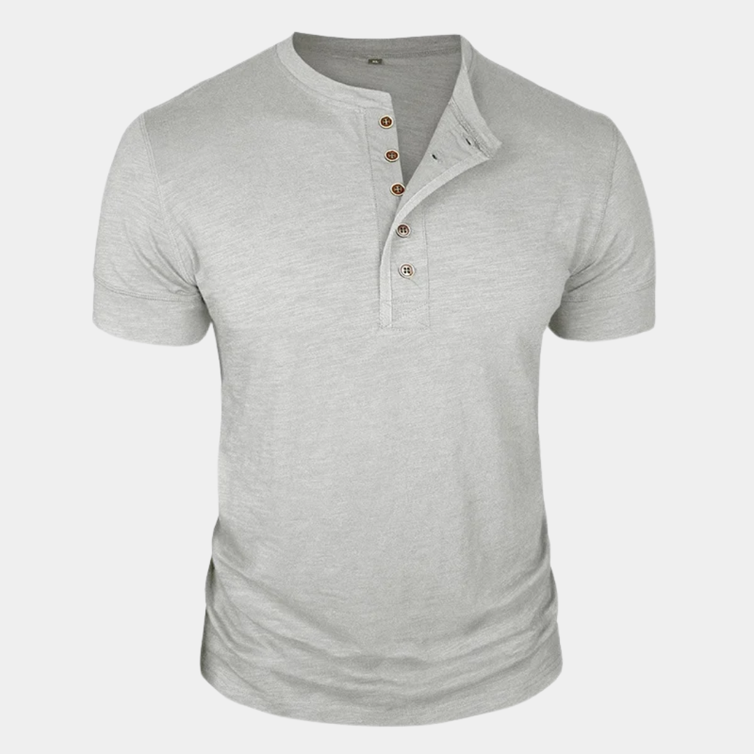 Cooper | Classic Henley T-Shirt