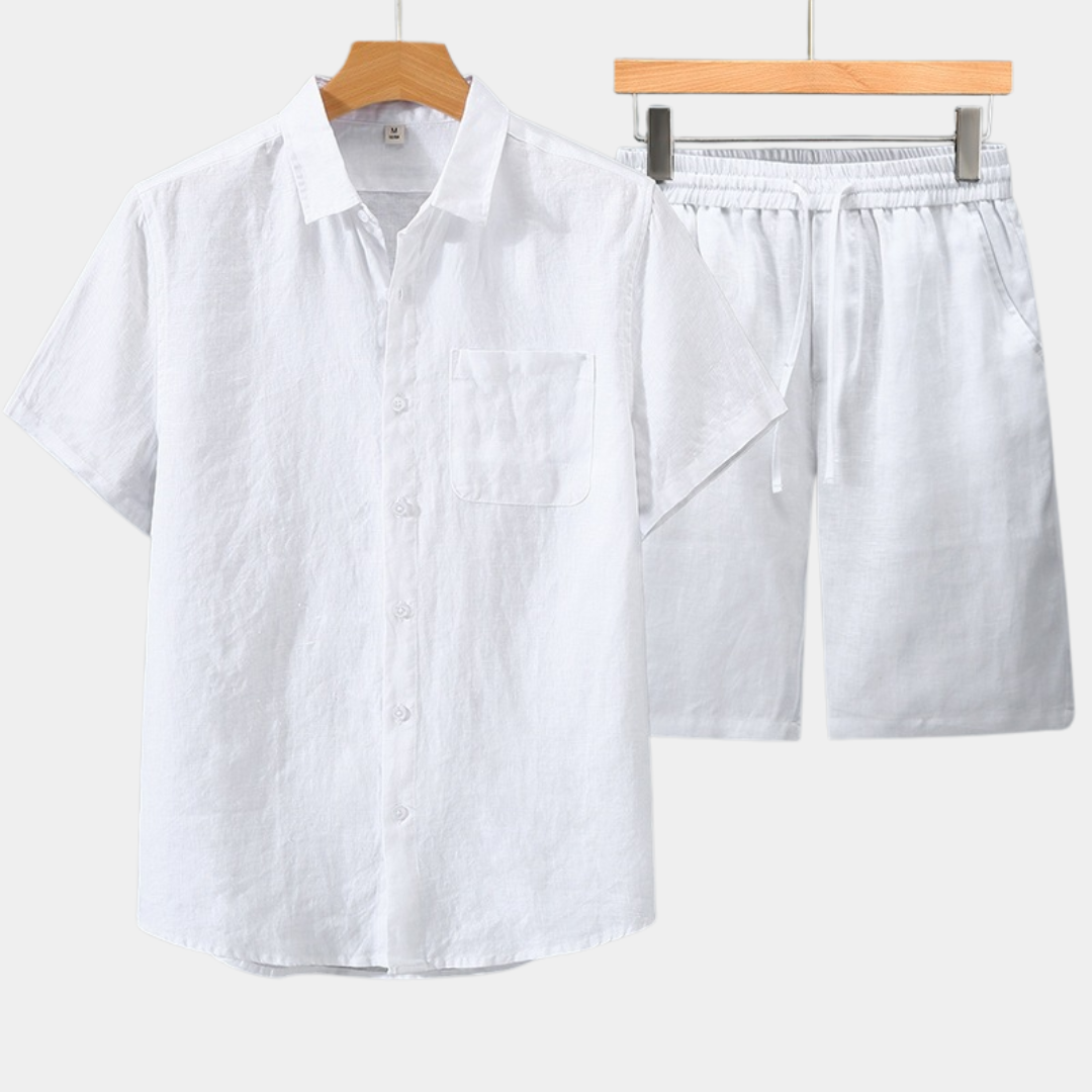 Luca | Linen Short Summer Set