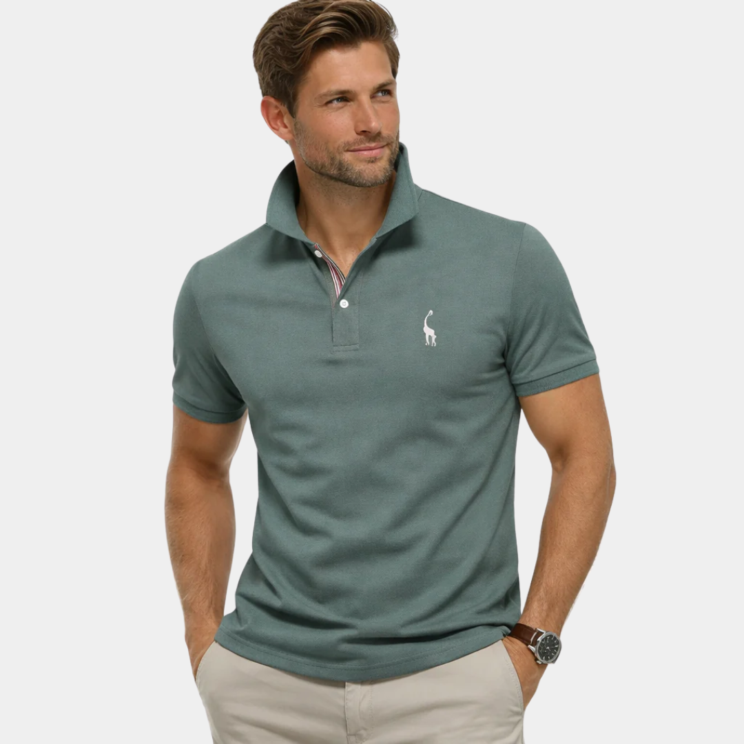 Hudson | Tipped Collar Polo Shirt