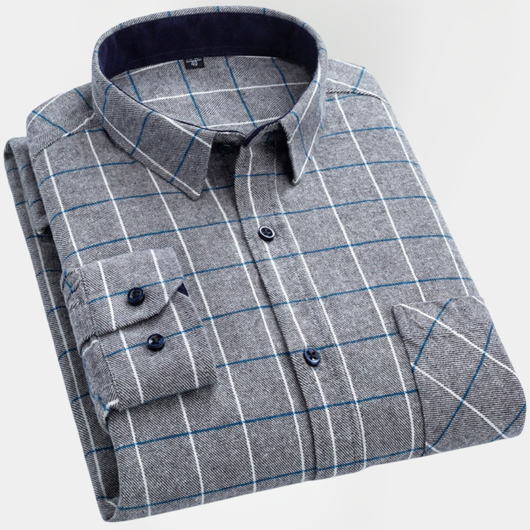 Douglas | Checked Cotton Overshirt