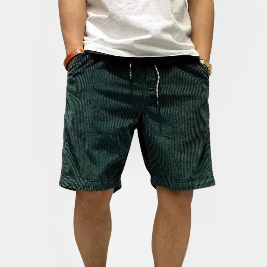 Spencer | Corduroy Drawstring Shorts