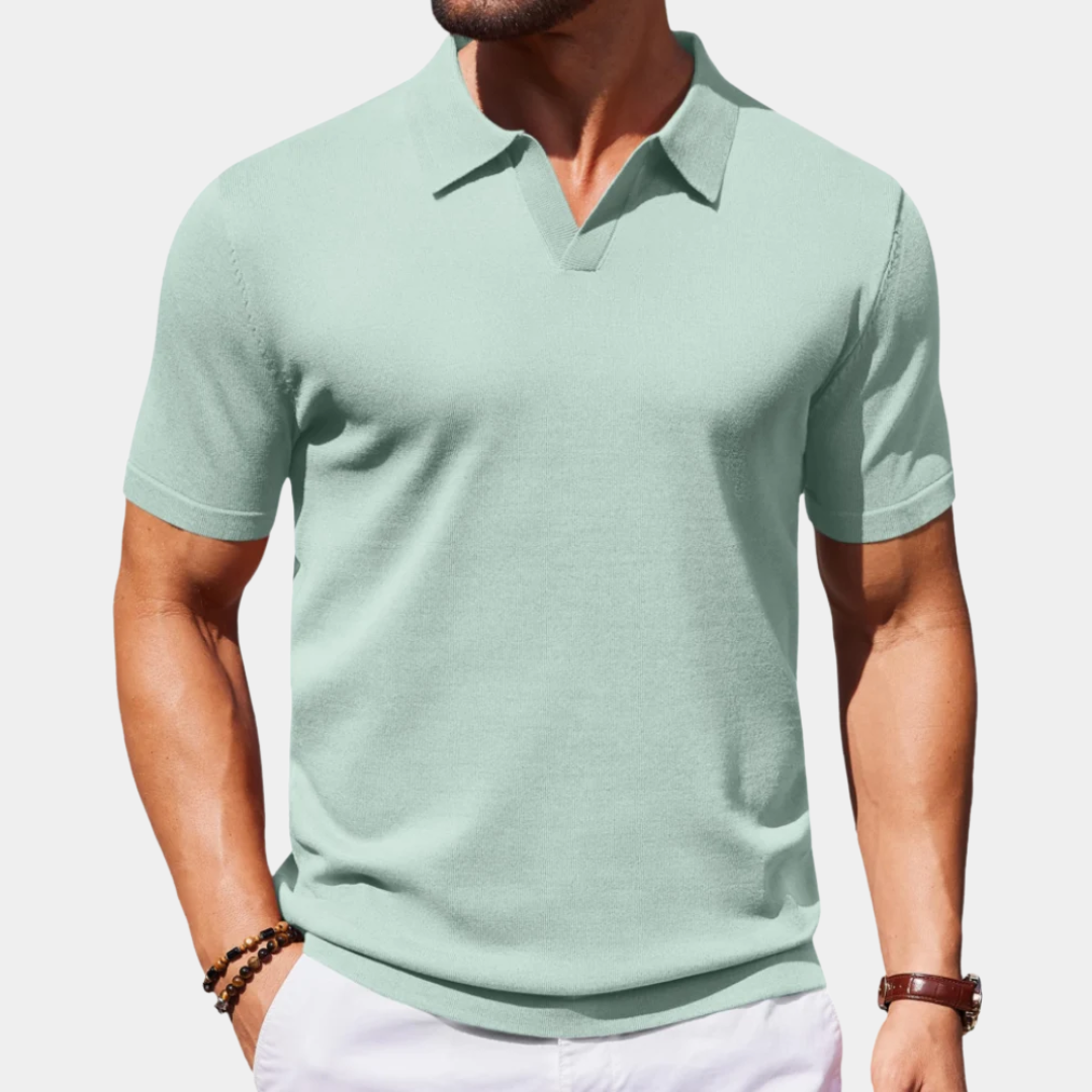 Rhys | Buttonless Polo Shirt