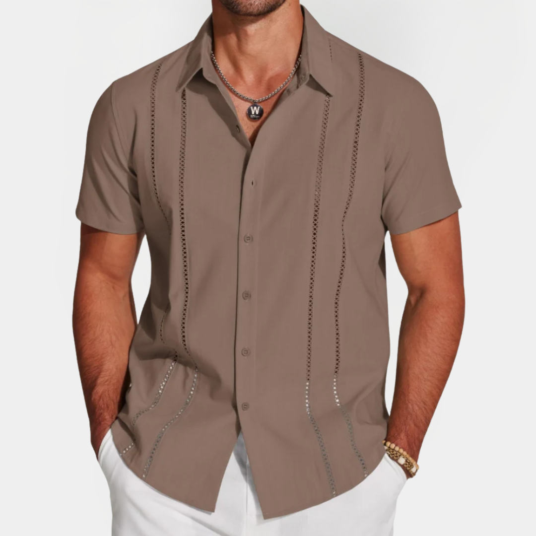 Dorian | Open Collar Summer Shirt