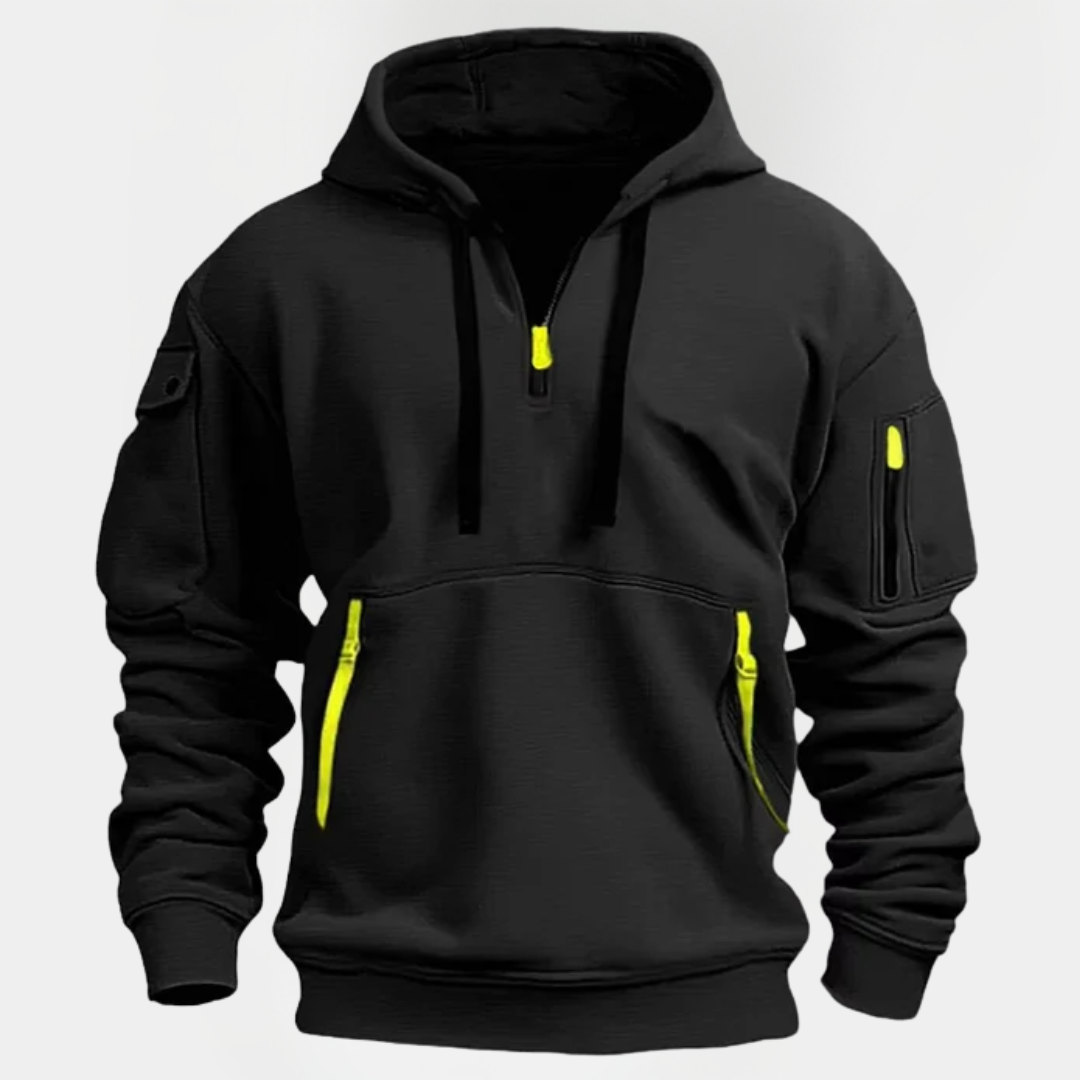 Duncan | Utility Half-Zip Hoodie