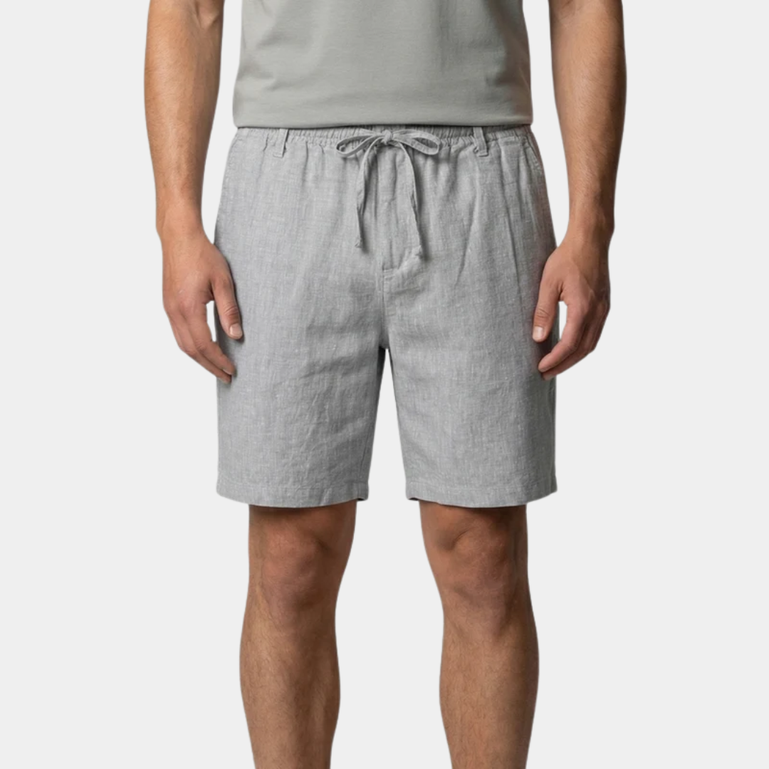 Parker | Relaxed Linen Bermuda Shorts