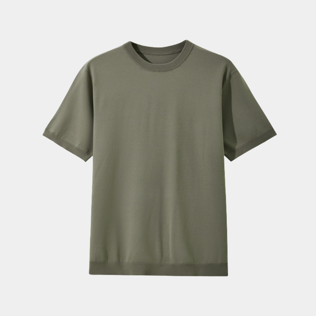 Theo | Viscose Crew Neck T-Shirt