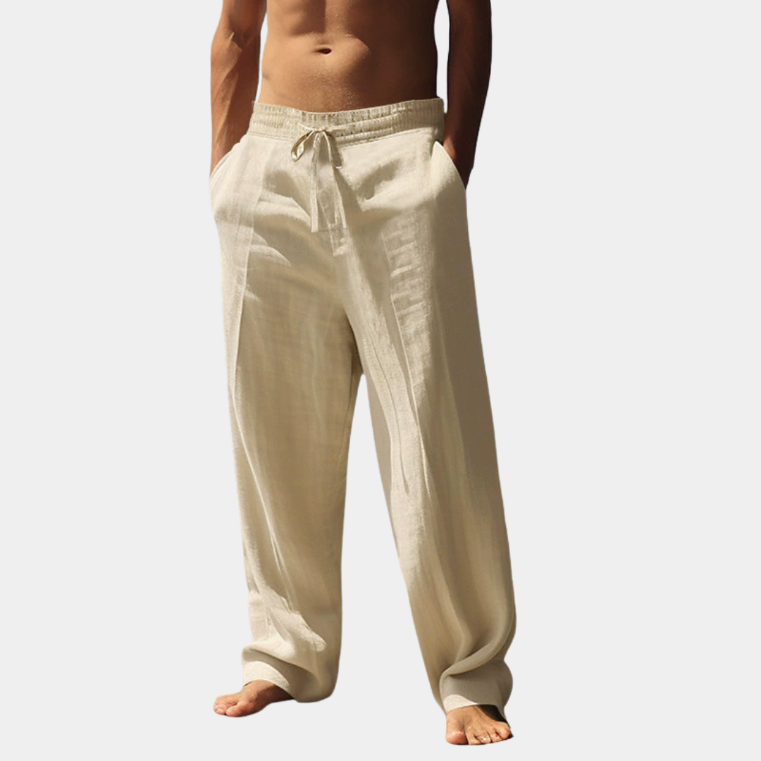Mason | Linen Drawstring Pants