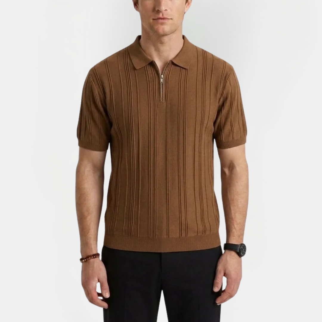 Anderson | Zip Polo Shirt