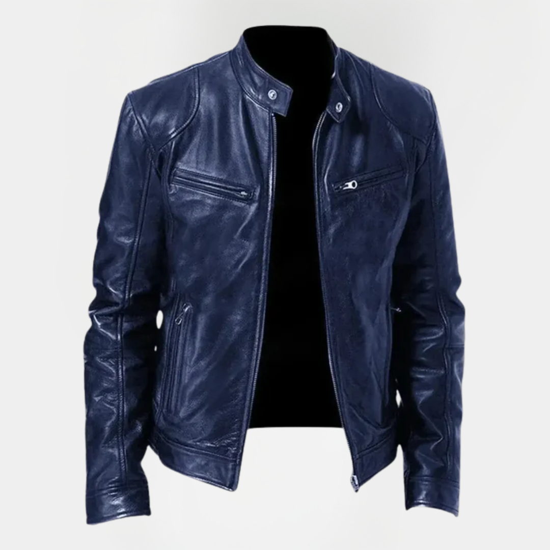 Vincent | PU Leather Biker Jacket