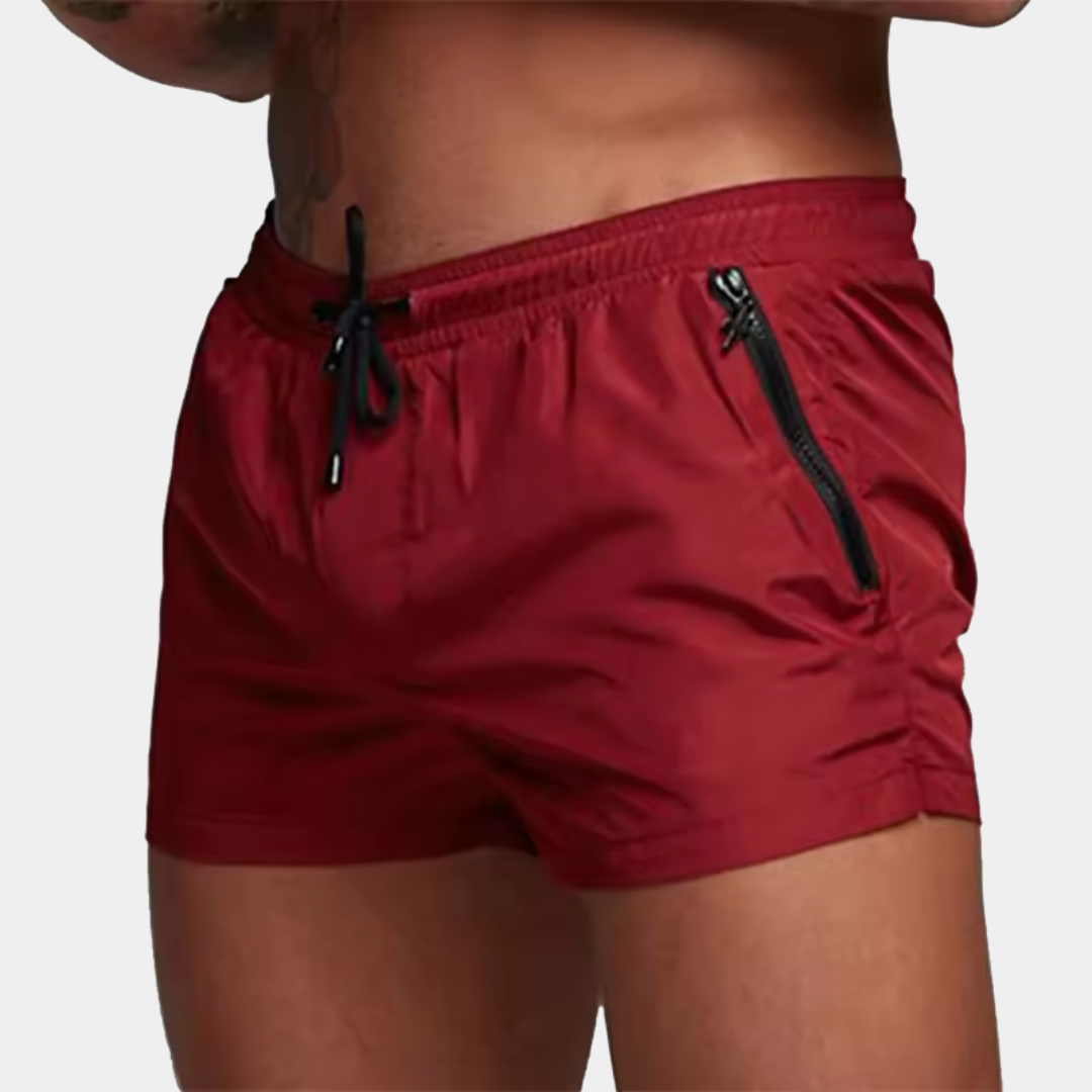 Mitchell | Zip Pocket Swim Shorts