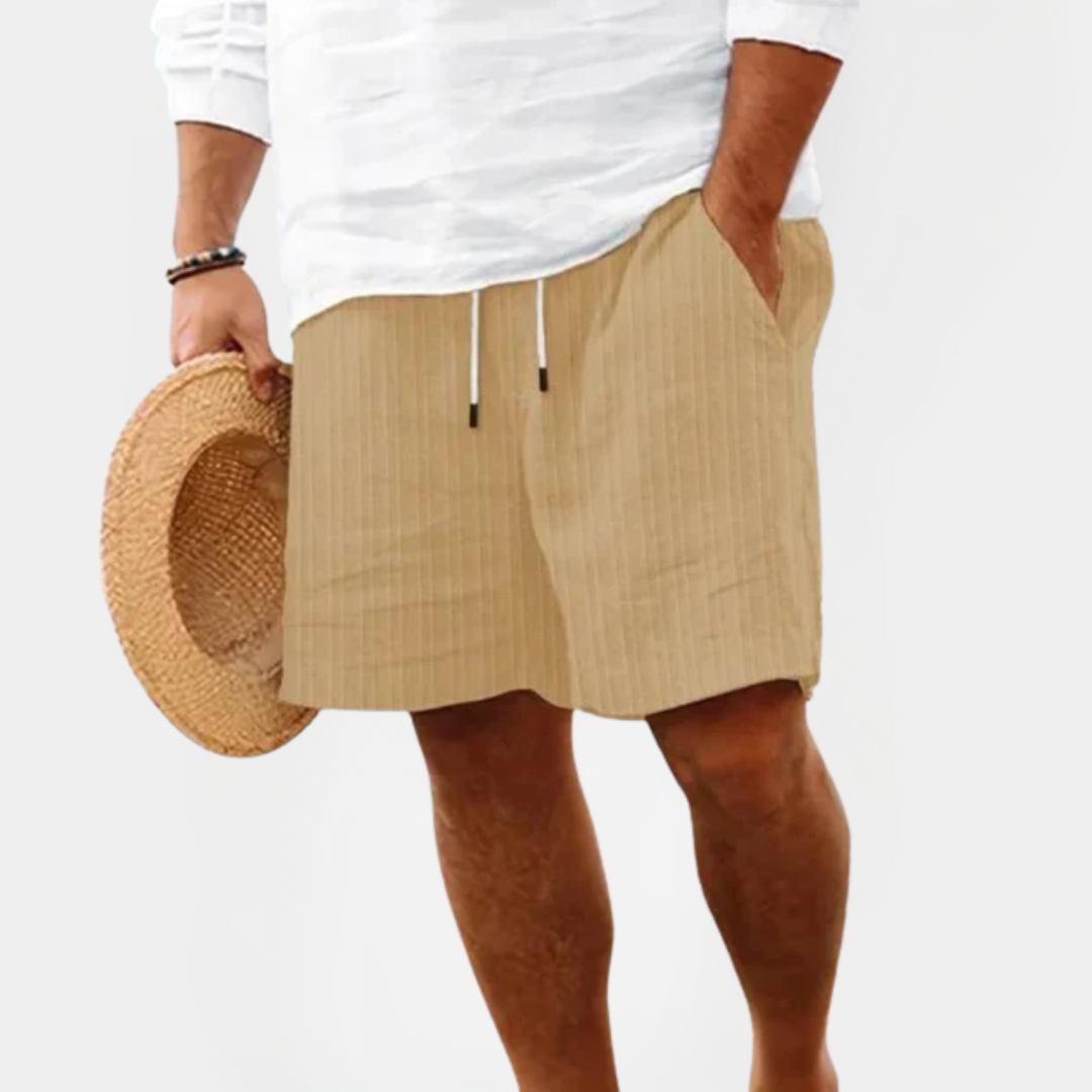 Silas | Striped Drawstring Shorts