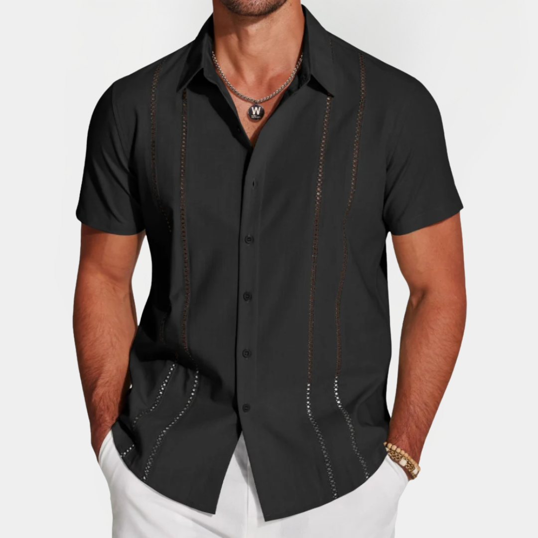 Dorian | Open Collar Summer Shirt