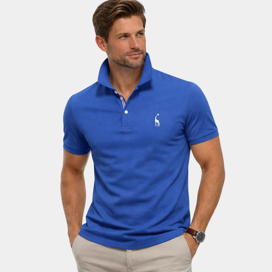 Hudson | Tipped Collar Polo Shirt