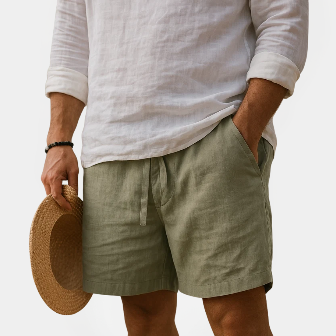 Sawyer | Relaxed Cotton Summer Shorts