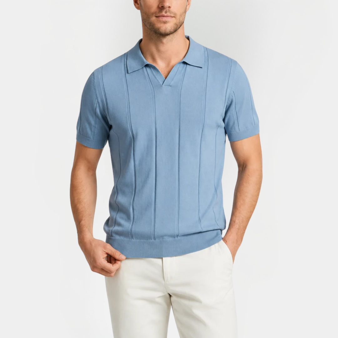 Sterling | Buttonless Polo Shirt