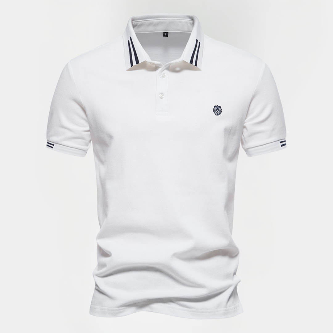 Warren | Contrast Cotton Polo Shirt