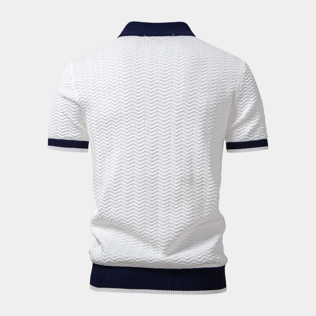 Elliot | Buttonless Short Sleeve Polo Shirt