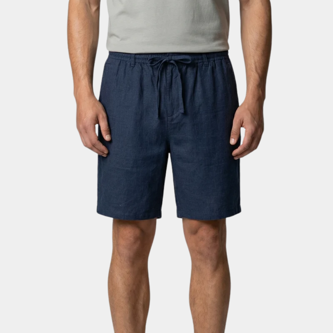 Parker | Relaxed Linen Bermuda Shorts