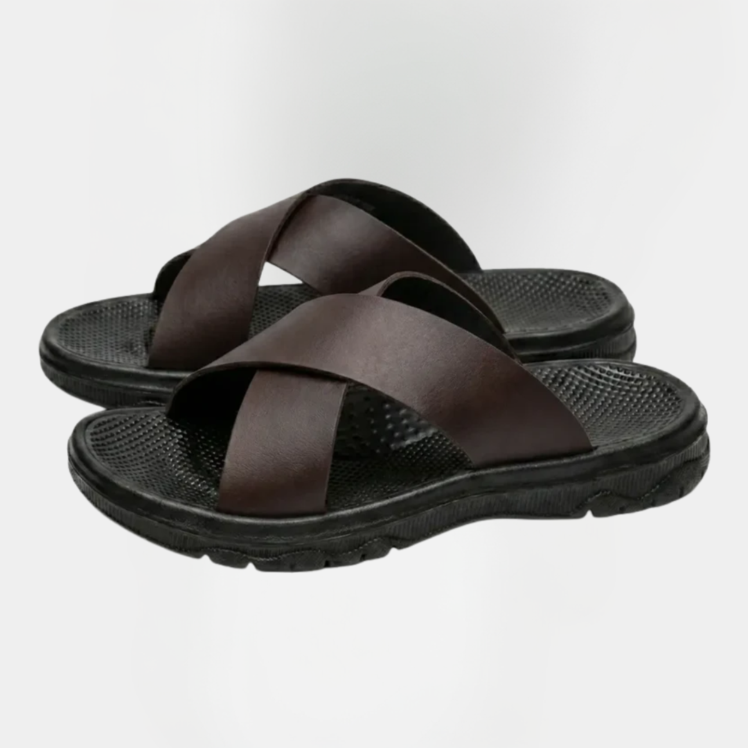 Declan | Cross-Strap Comfort Slides