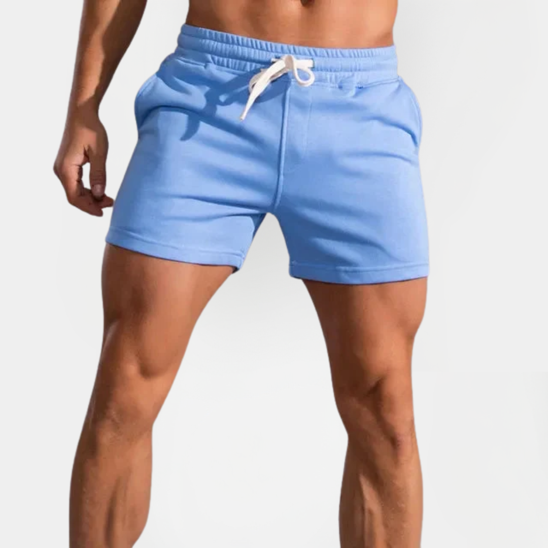 Finn | Cotton Blend Drawstring Shorts