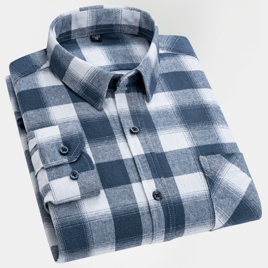 Roland | Checked Cotton Overshirt