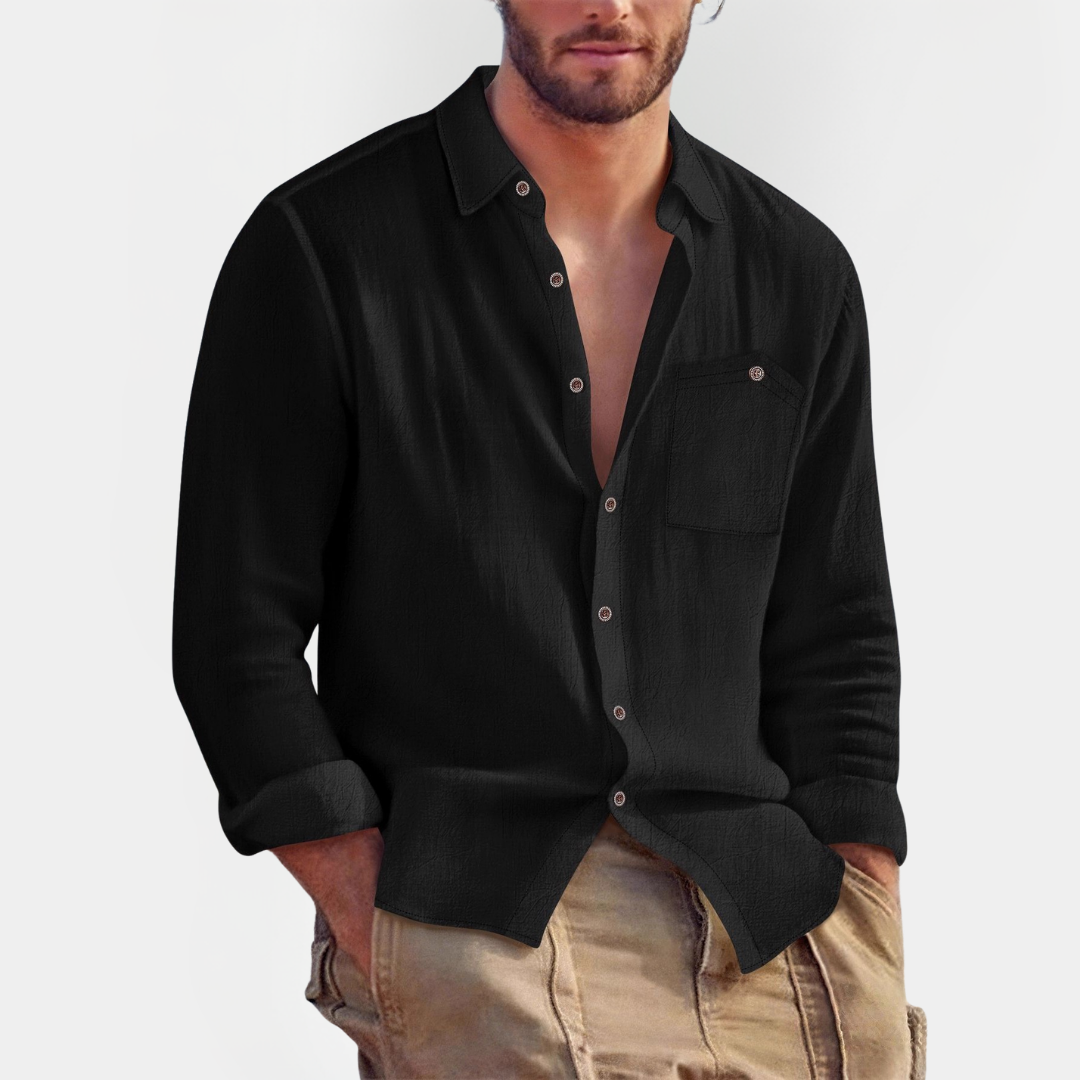 Caleb | Linen Blend Shirt
