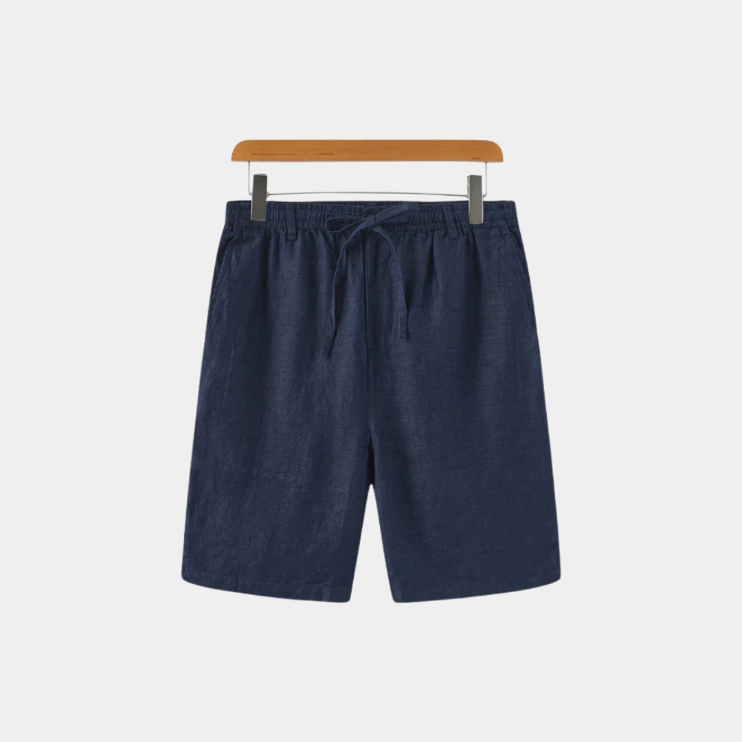 Hudson | Linen Drawstring Bermuda Shorts
