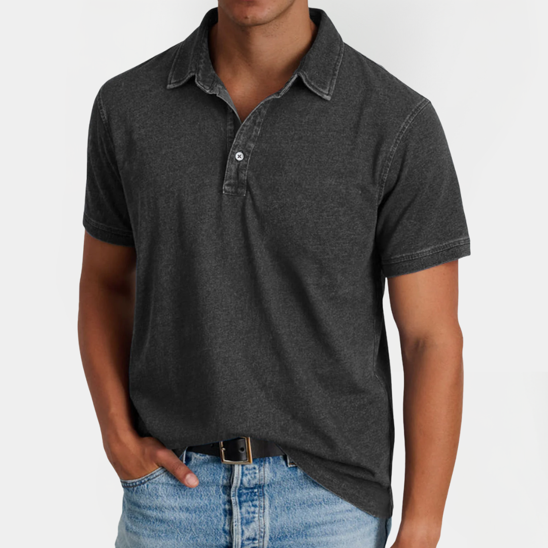 Wesley | Washed Casual Polo