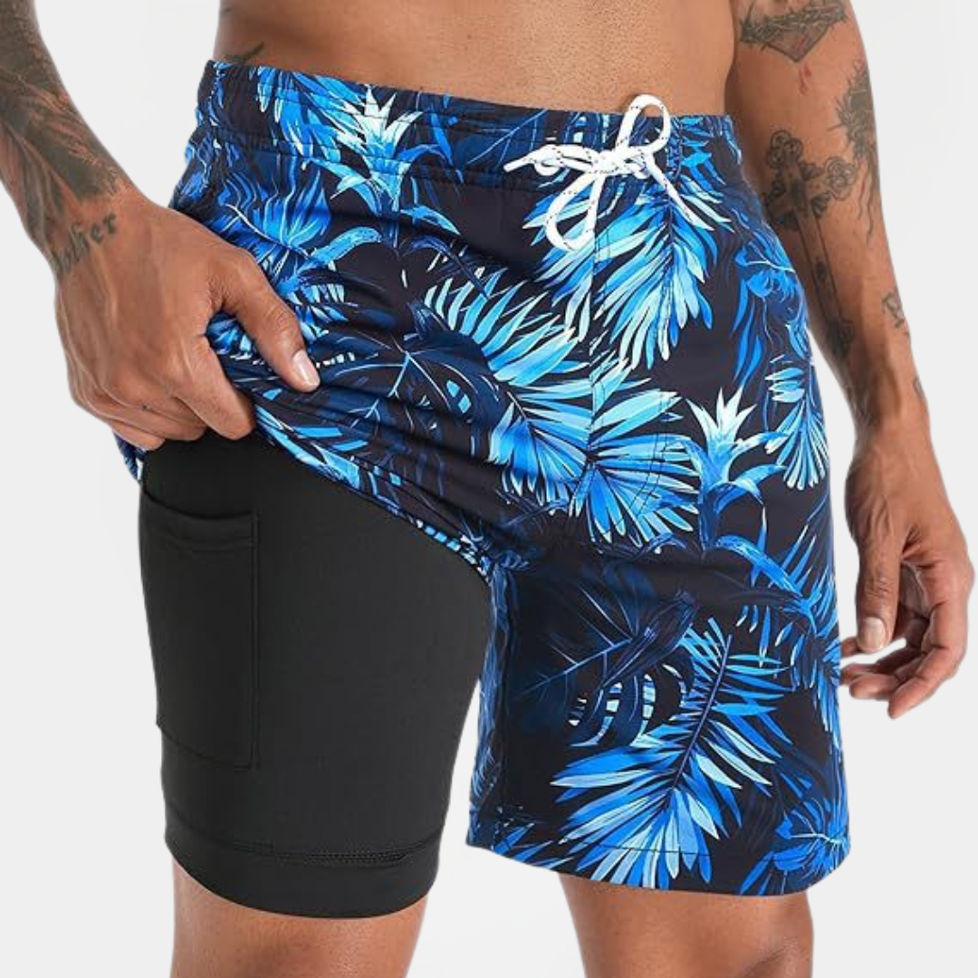 Quentin | Layered Swim Shorts