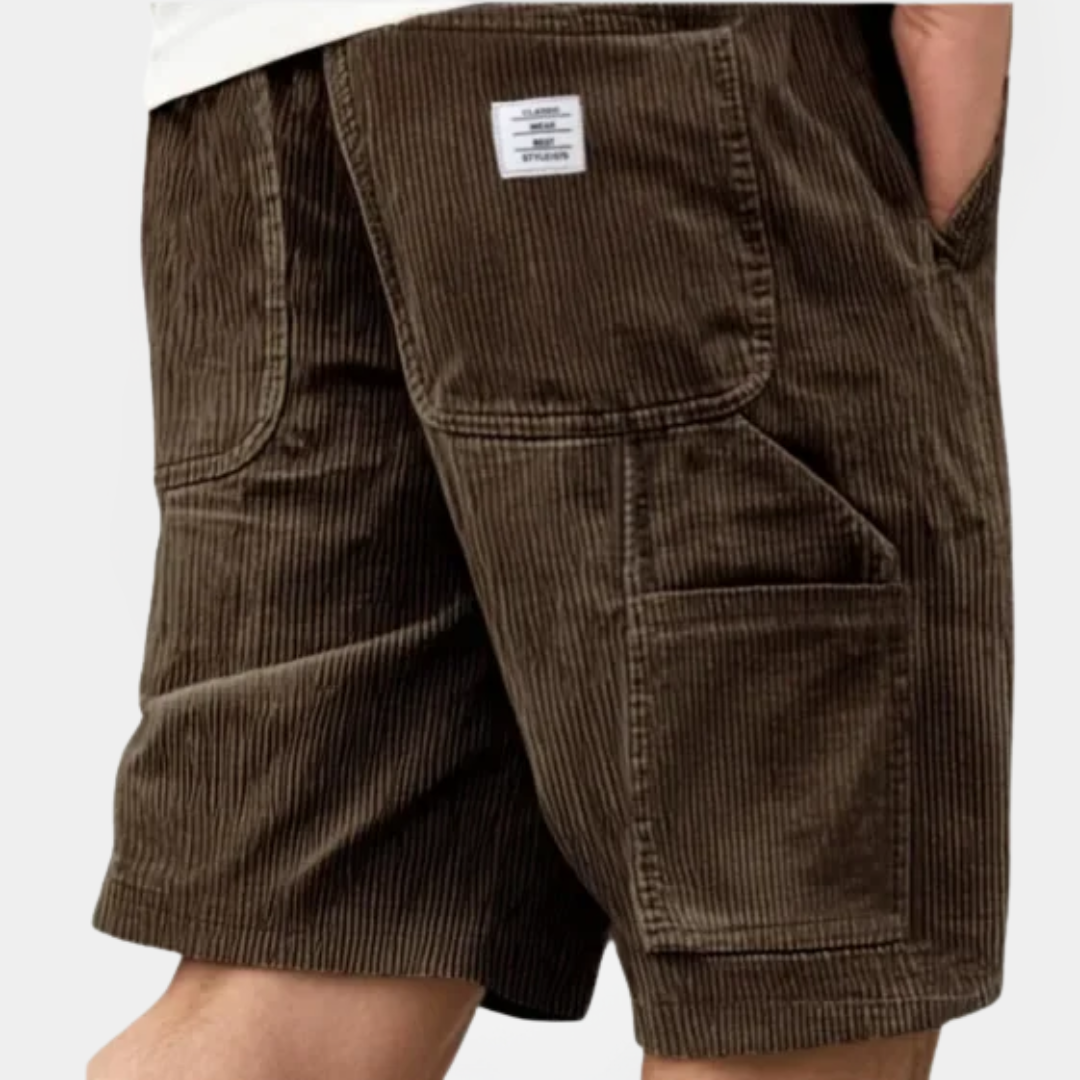Graham | Corduroy Cargo Shorts
