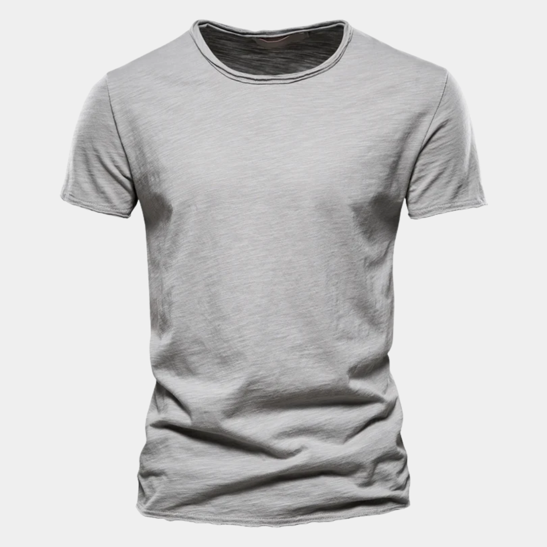 Ethan | Classic Cotton Crew Neck T-Shirt