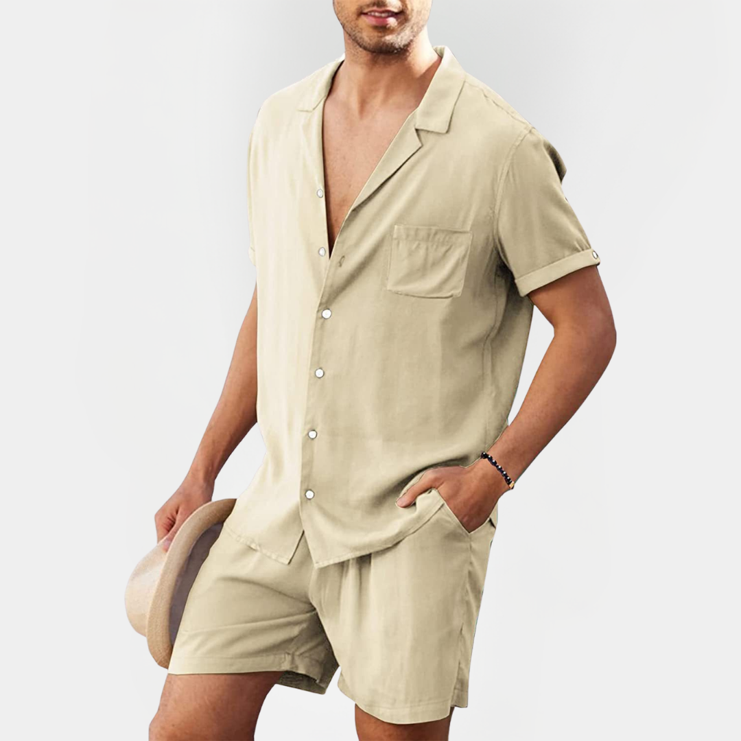 Cole | Cotton Linen Summer Set
