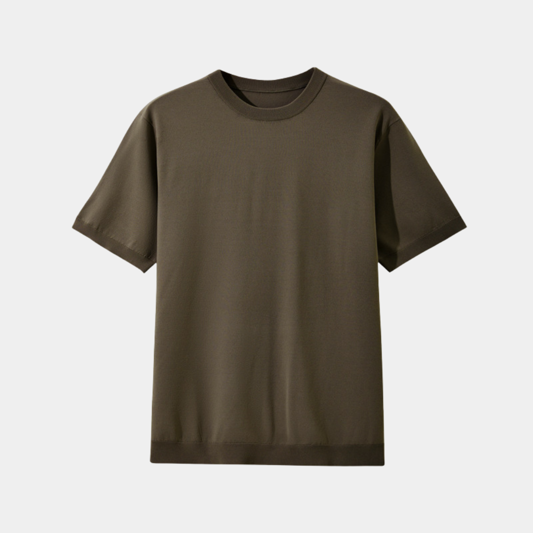 Theo | Viscose Crew Neck T-Shirt